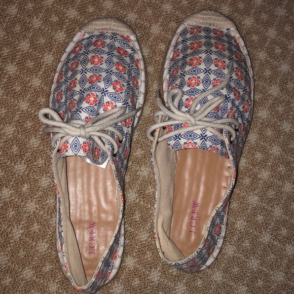 patterned espadrilles